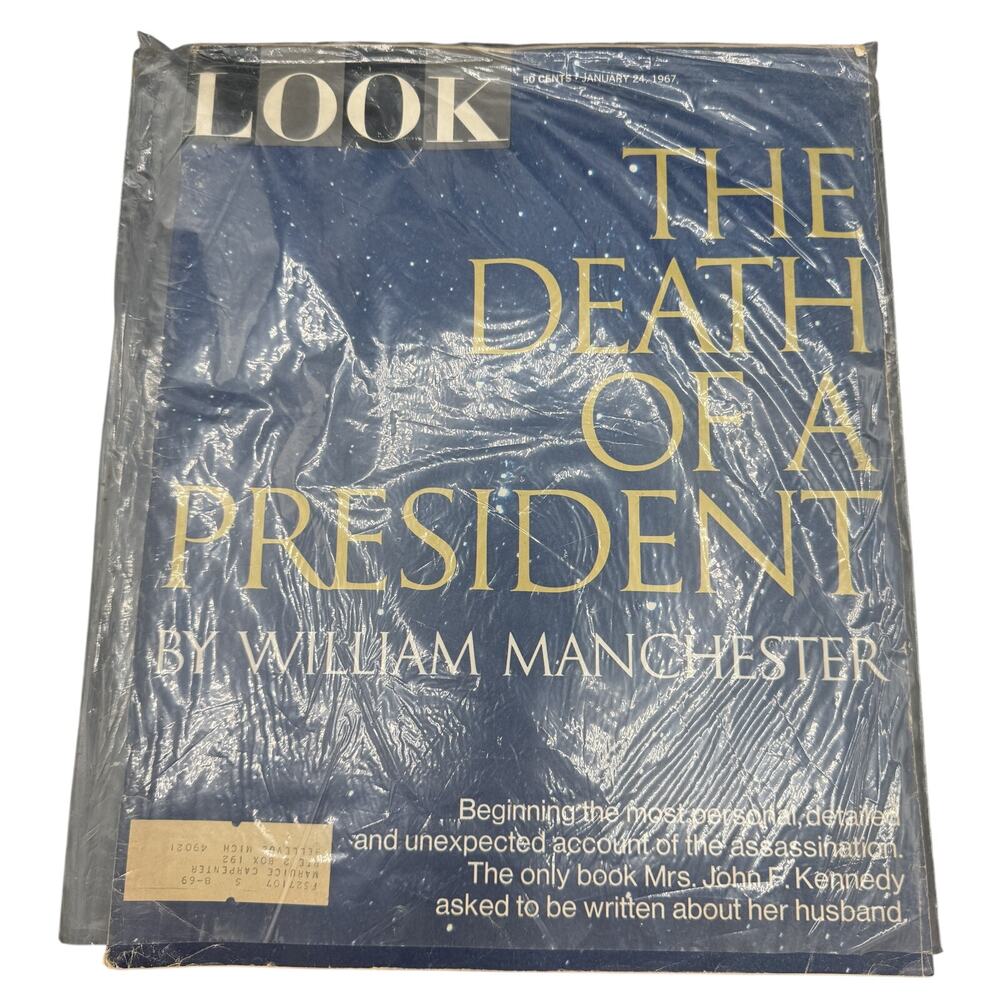 LOOK Magazine January 24-1967 Death of a President JFK William Manchester VTG